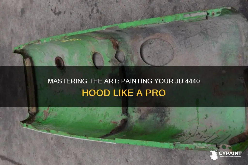 how to paint a jd 4440 hood