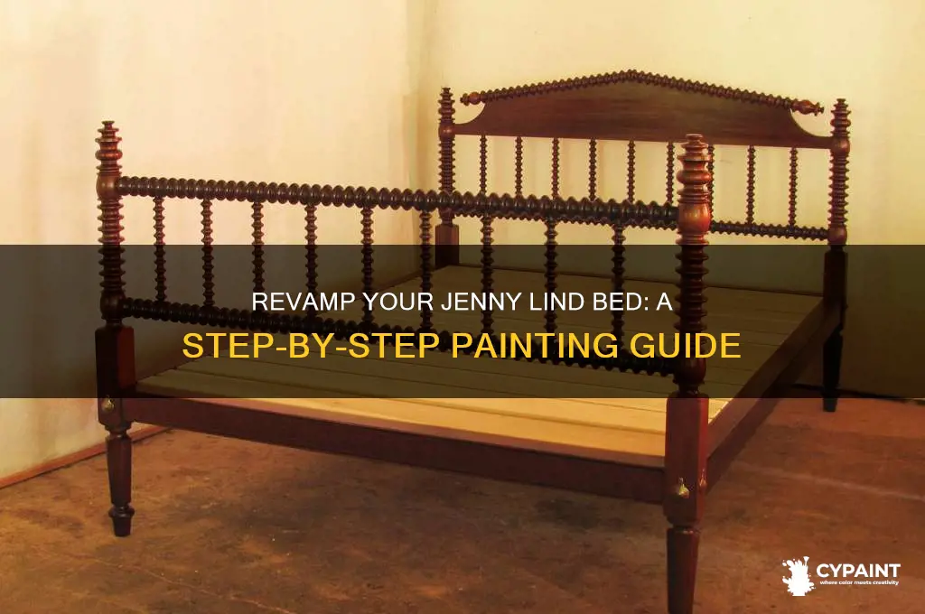 how to paint a jenny lind bed