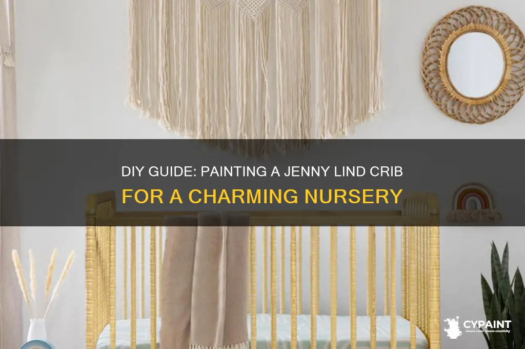 how to paint a jenny lind crib