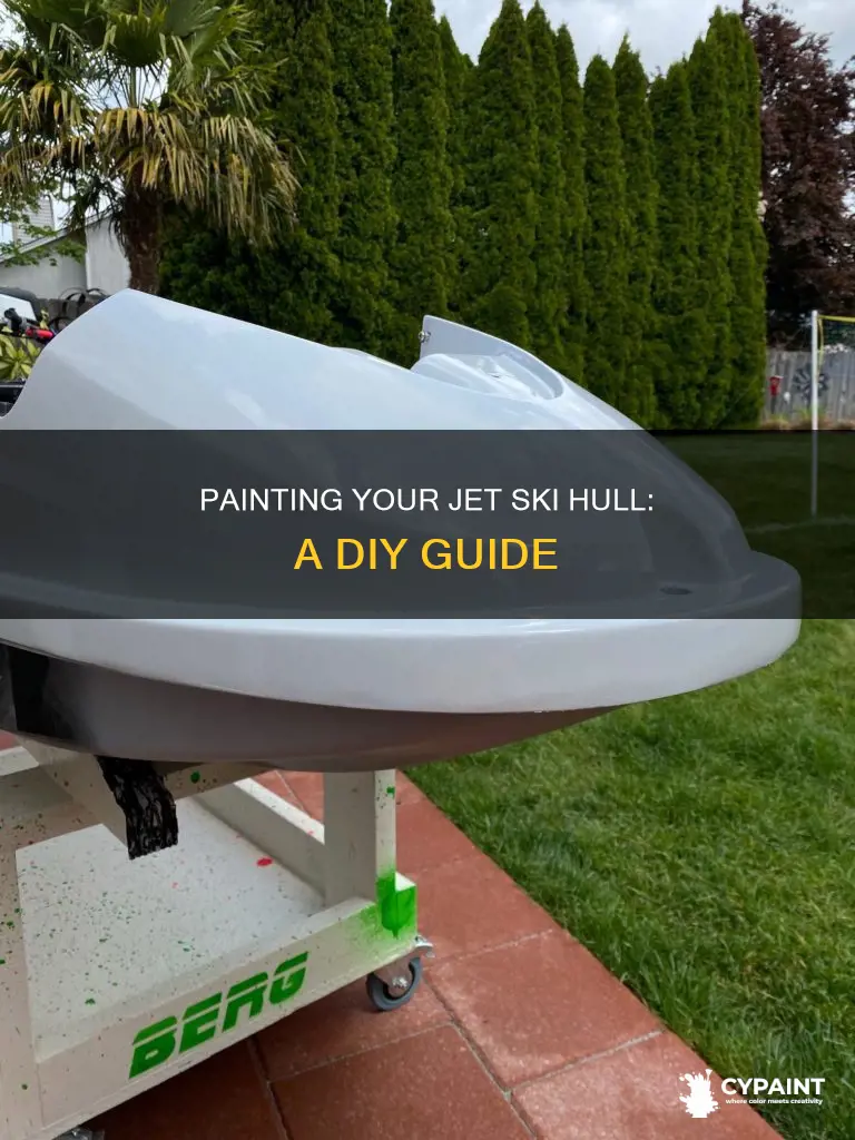 how to paint a jet ski hull at home