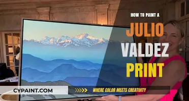 Mastering the Art of Painting a Julio Valdez Print