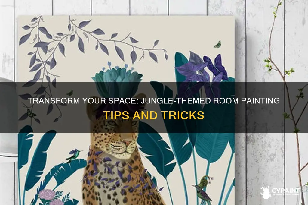 how to paint a jungle themed room