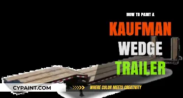 Mastering the Art: Painting Your Kaufman Wedge Trailer Step-by-Step