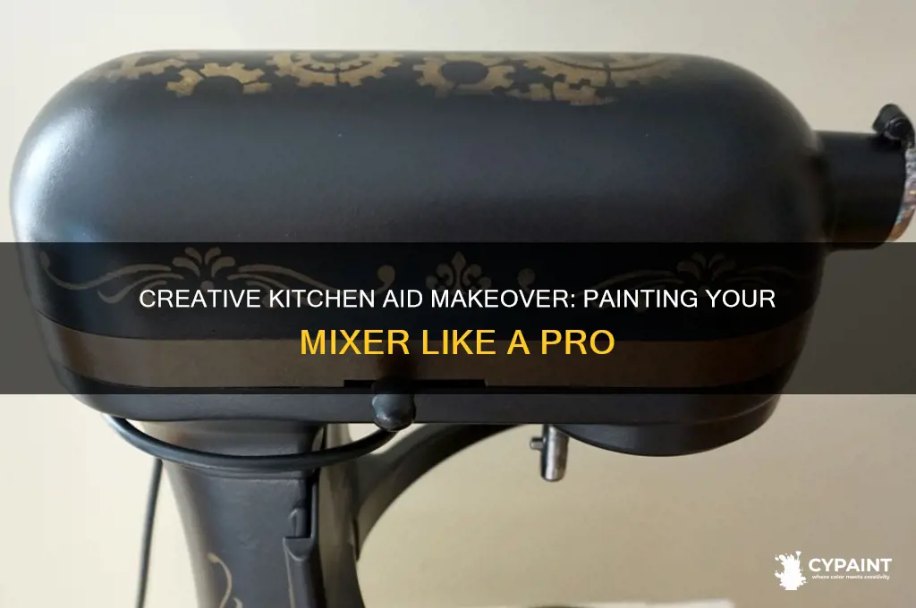 how to paint a kitchen aid mixer