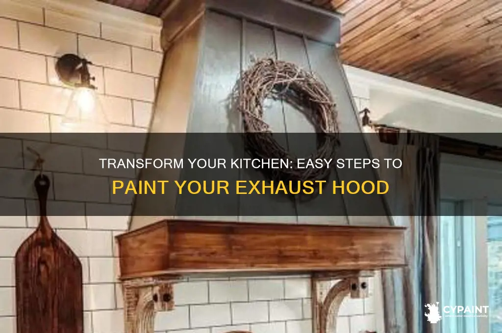 how to paint a kitchen exhaust hood