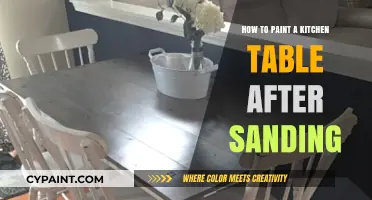 Revamp Your Kitchen Table: Painting Tips After Sanding for a Fresh Look