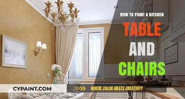 Revamp Your Kitchen: Easy Steps to Paint Table and Chairs