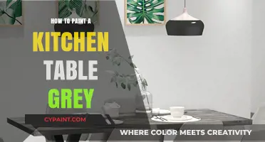 Transform Your Kitchen: Easy Steps to Paint Your Table Grey
