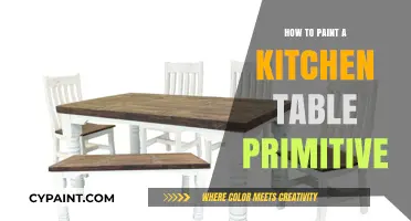 Simple Steps to Paint Your Kitchen Table in Primitive Style