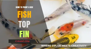 Mastering Koi Fish Art: Painting the Top Fin with Precision