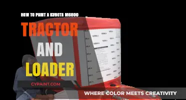 Painting a Kubota M6800 Tractor: A Step-by-Step Guide