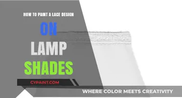 Creating Delicate Lamp Shades with Lace Painting