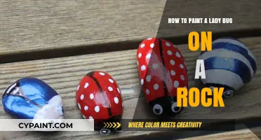 Creating a Cute Ladybug Rock Art
