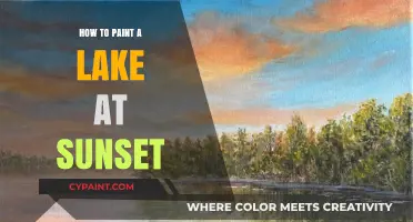 Capturing Tranquility: Painting a Lake at Sunset Step-by-Step Guide