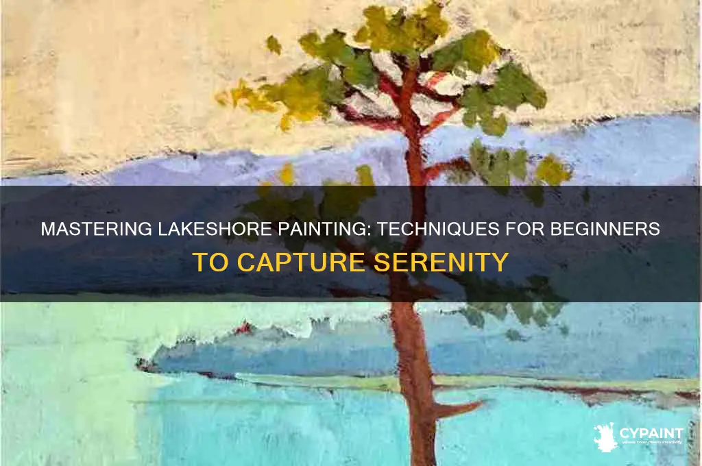 how to paint a lakeshore for be