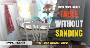 Effortless Laminate Table Makeover: Paint Without Sanding in Simple Steps