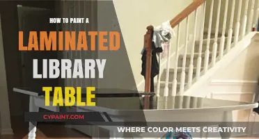 Revamp Your Laminated Library Table: A Step-by-Step Painting Guide