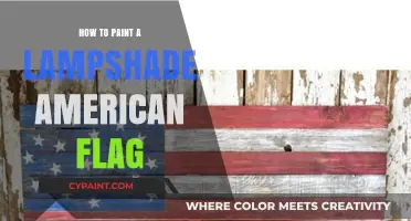 DIY Patriotic Lampshade: Painting the American Flag Step-by-Step
