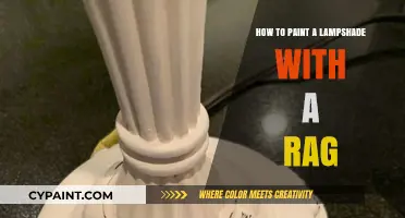 Transform Your Lampshade: Easy Rag Painting Technique for a Unique Look