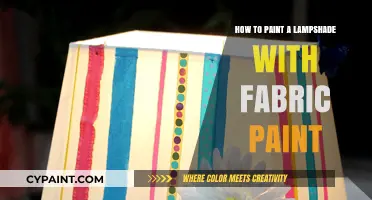 Transform Your Lampshade: Easy Fabric Paint DIY Guide