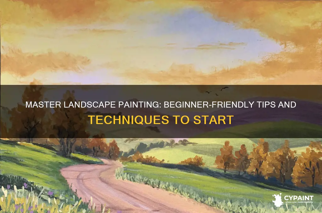 how to paint a landscape for beginners