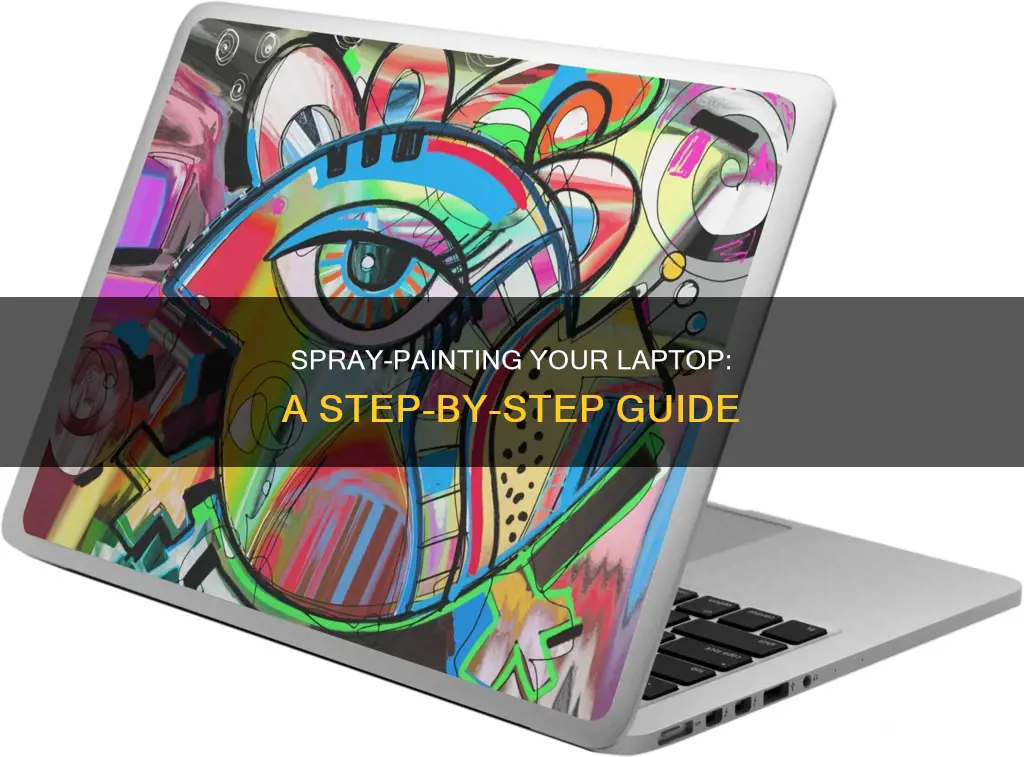 how to paint a laptop without taking it apart