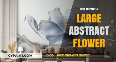 Mastering Bold Brushstrokes: Painting a Large Abstract Flower Step-by-Step