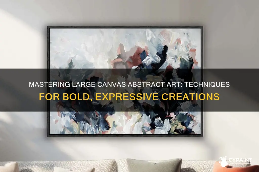 how to paint a large canvasabstract painting