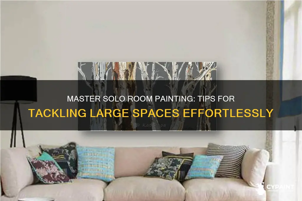 how to paint a large room by yourself