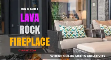 Transform Your Fireplace: Easy Steps to Paint a Lava Rock Look