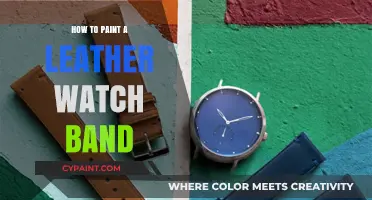 Revamp Your Leather Watch Band: A Step-by-Step Painting Guide