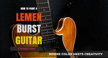 Mastering the Art: Painting a Lemon Burst Guitar Step-by-Step