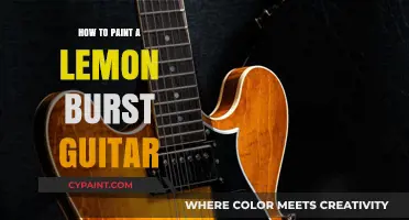 Mastering the Art of Painting a Lemon Burst Guitar
