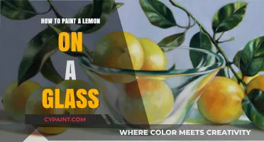 Mastering Glass Painting: A Step-by-Step Guide to Painting a Lemon