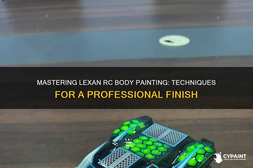how to paint a lexan rc body