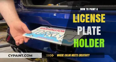 DIY Guide: Painting Your License Plate Holder for a Custom Look