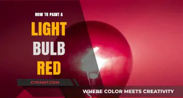Creative DIY Guide: Painting a Light Bulb Red Easily at Home