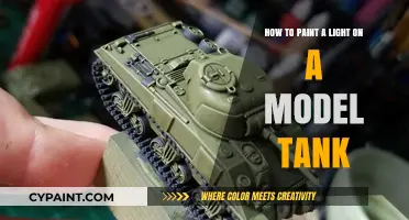 Painting Light on Model Tanks: A Step-by-Step Guide