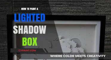 Mastering the Art of Painting a Lighted Shadow Box: Tips & Tricks