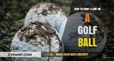 Painting Golf Balls: Achieving Straight Lines with Ease