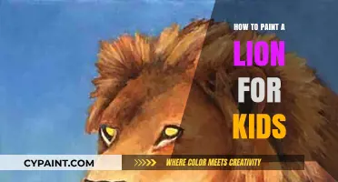 Easy Lion Painting Steps for Kids: Fun Art Tutorial