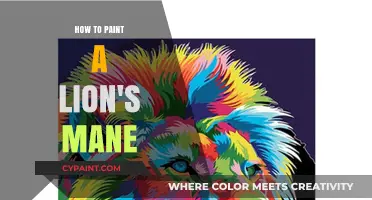Mastering the Art of Painting a Lion's Majestic Mane: A Step-by-Step Guide