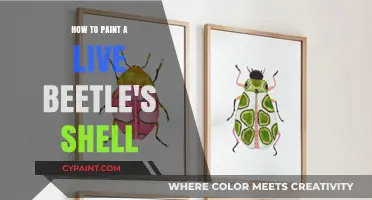 Artistic Techniques for Painting a Live Beetle's Shell Safely