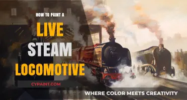 Mastering the Art of Painting a Live Steam Locomotive