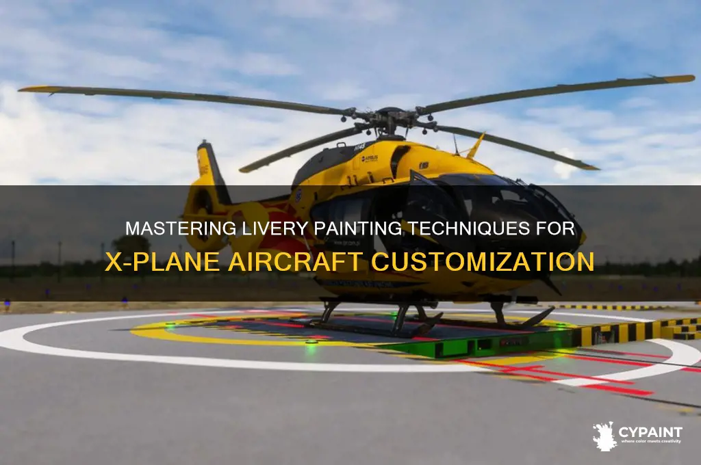 how to paint a livery x plane