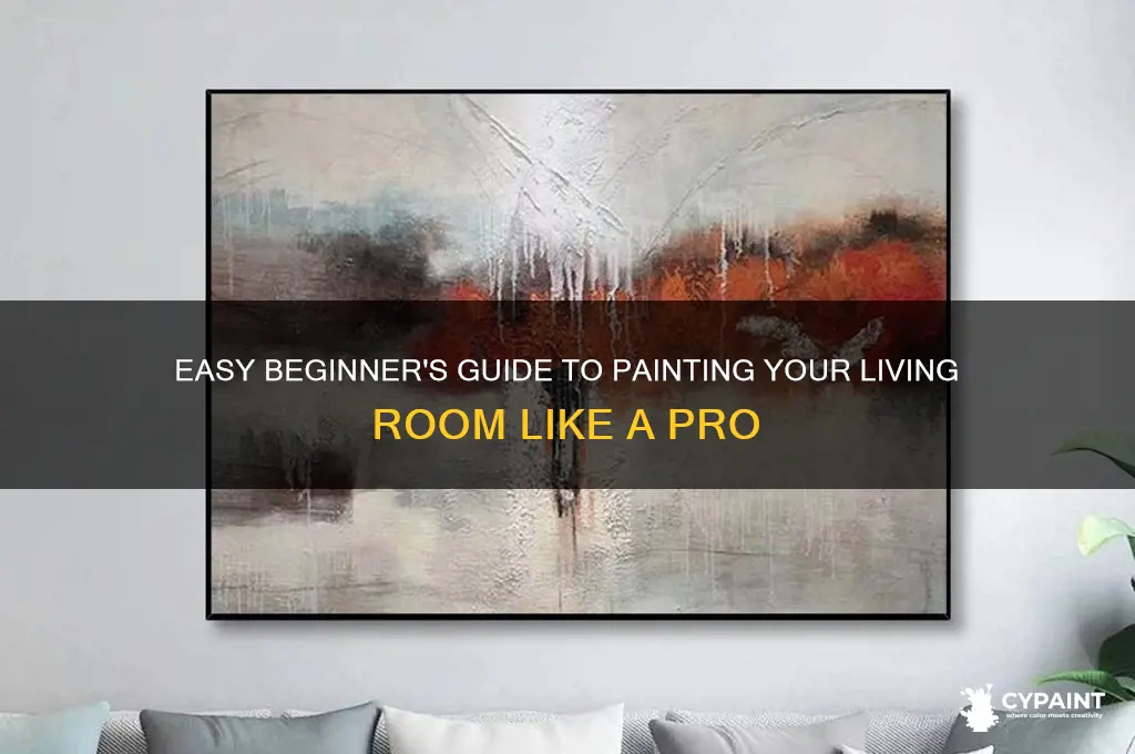 how to paint a living room for beginners