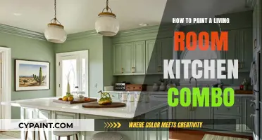 Painting Tips for a Seamless Living Room Kitchen Combo Space