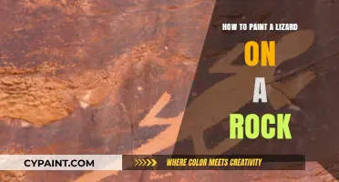 Rock Art Tutorial: Painting a Realistic Lizard on Stone