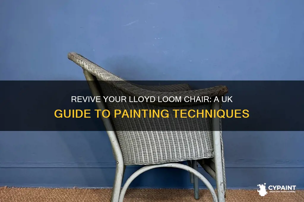 how to paint a lloyd loom chair uk