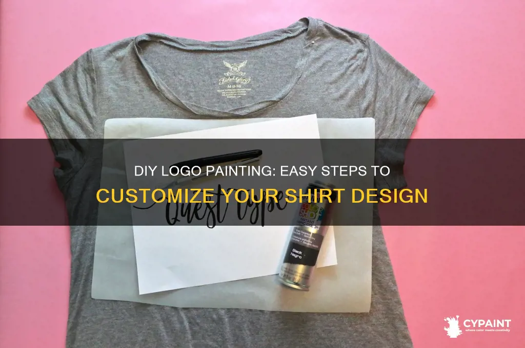how to paint a logo on a shirt
